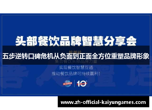 五步逆转口碑危机从负面到正面全方位重塑品牌形象