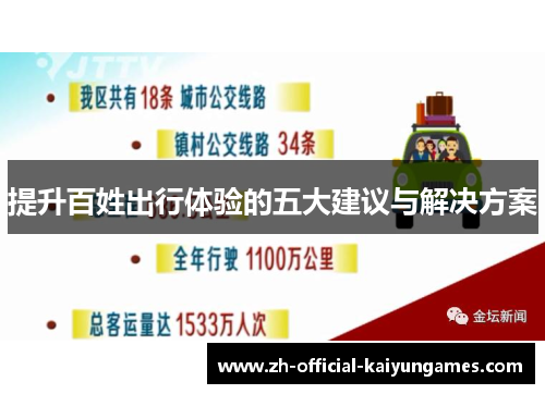 提升百姓出行体验的五大建议与解决方案